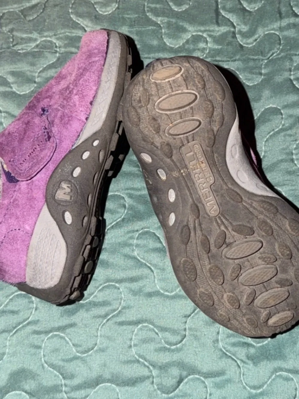 Merrell Toddler Slip-On Suede Shoes in Purple